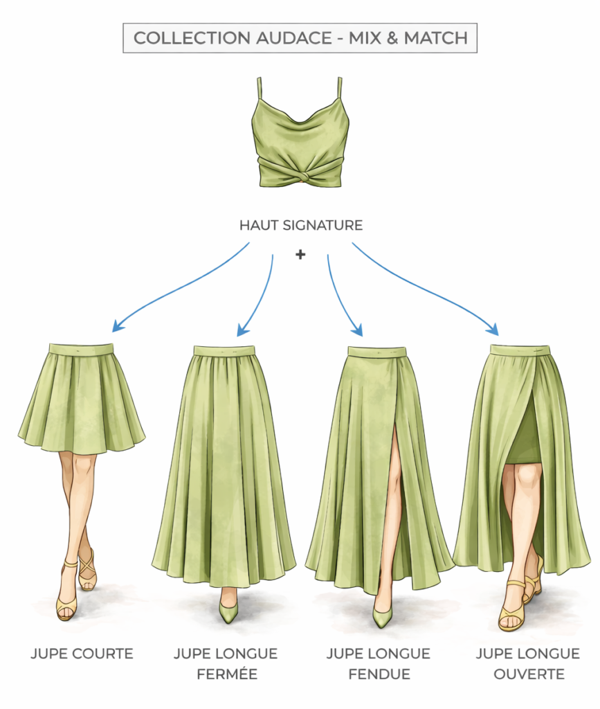 Robe Mix ans Match et Robe personnalisable, sur-mesure