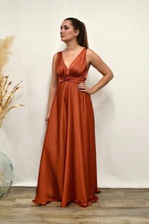 Maëliss – Robe de cérémonie en satin