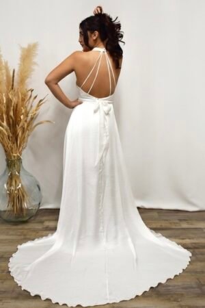 Kim – Robe de mariée avec jupe amovible